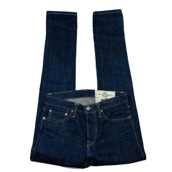 Rogue Territory Indigo Selvedge Jeans 27X32 Skinny 6 Pocket Mint